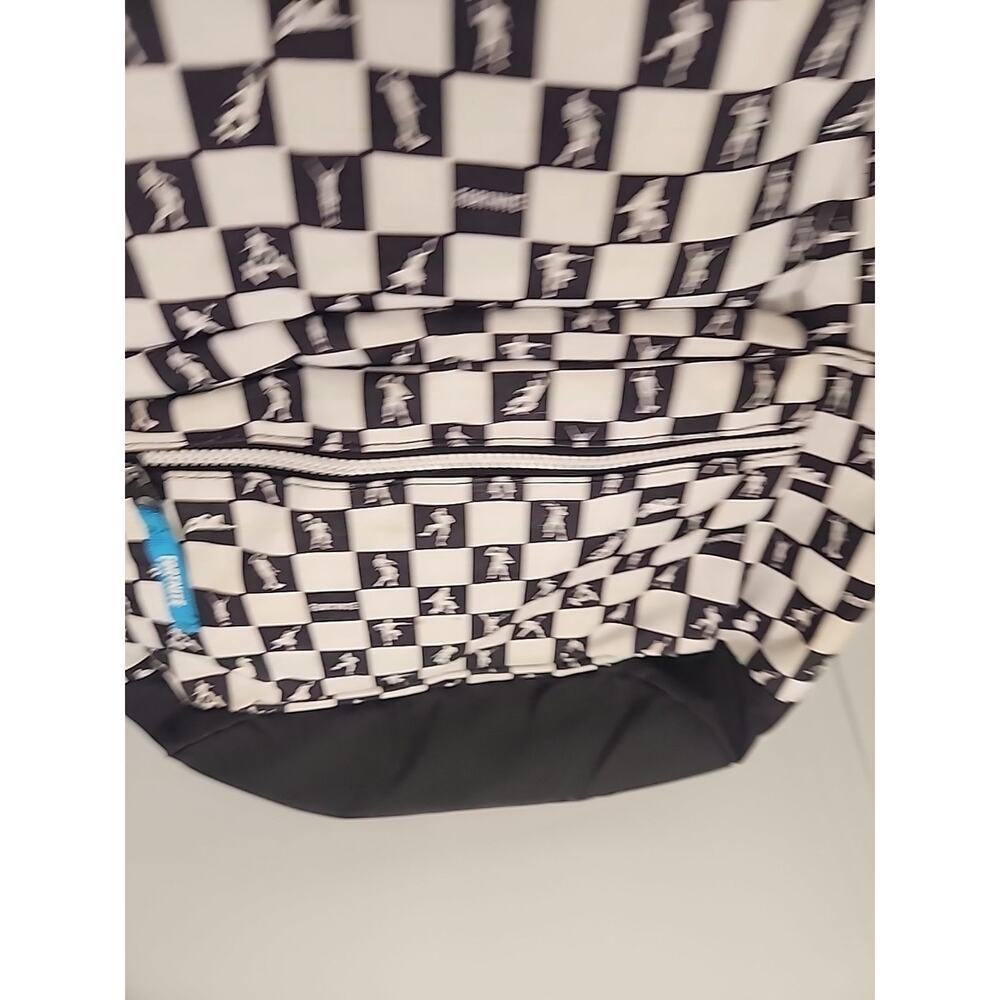 Fortnite 18" Kids Multiplier Black White Checkered Backpack